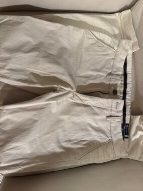 Classic Beige Cotton Chino Pants